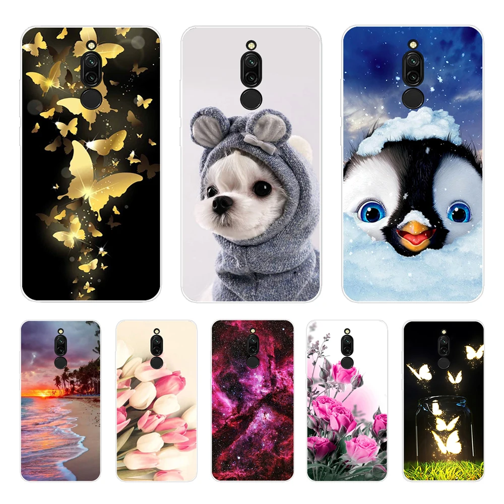 For Xiaomi Redmi 8 Case Silicone Funda TPU Soft Phone Case For Redmi 8A Back Cover Cute Silicone Case For Xiaomi Redmi 8 Cover