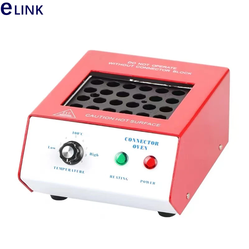 fiber optic epoxy curing oven 24 ports heat polishing oven epoxy curing equipment ELINK