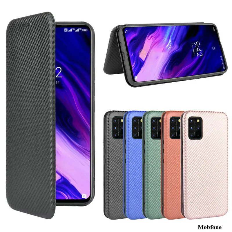 Carbon Fiber Leather Case for LG Velvet K92 5G K52 K62 K42 Q92 Skin Full Cover For LG K41S K51S K61 Q61 Shockproof Wallet Bag