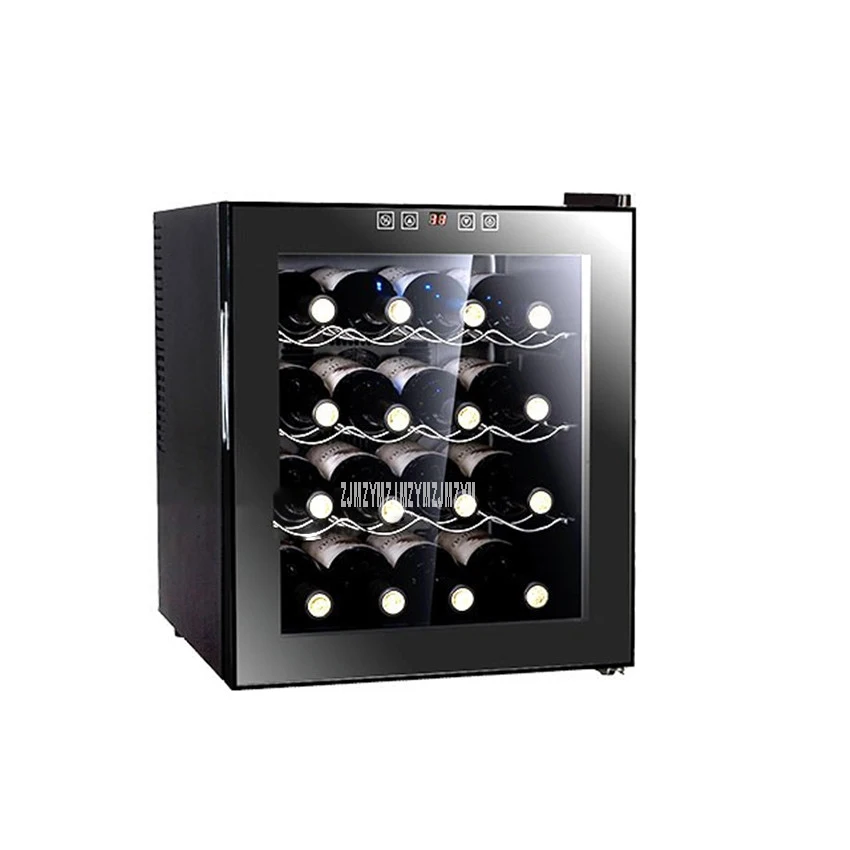 

4 Layer Electric Red Wine Cabinet 16 Bottle Constant Temperature 11-18 Centigrade Household Ice Bar Mini Wine Refrigerator BW50D