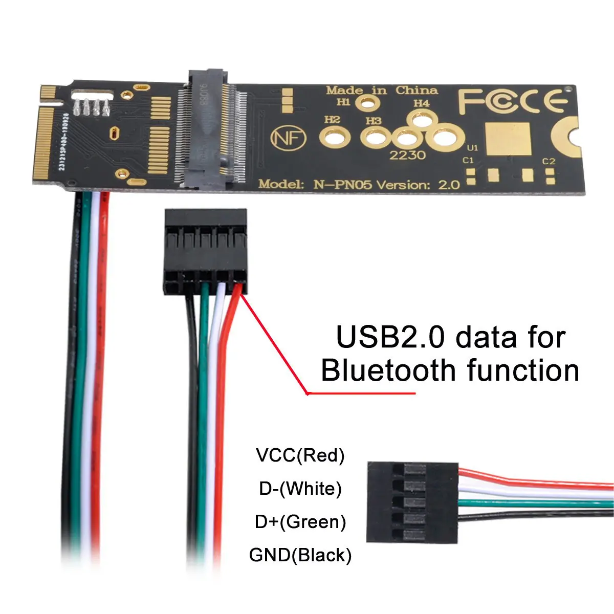 CY A/E-Key Wireless NGFF WiFi Card to M.2 NGFF Key-M NVME SSD Adapter for AX200 Wifi 6 Bluetooth 5.1