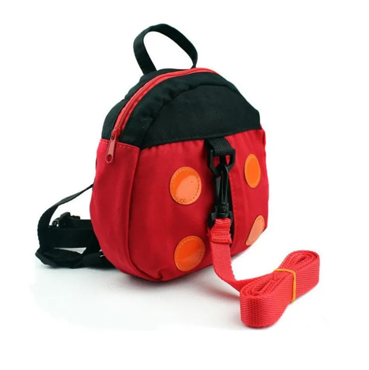 Special Offer~Baby Anti-Loss bag Lovely Ladybug bag With belt /Unisex Baby Backpack with Anti-loss Rope3170