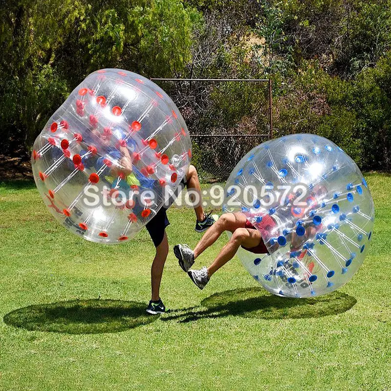 

Hot Selling Adult 1.5m Tpu / PVC Body Zorb Bumper Ball Durable Inflatable Bubble Football Soccer Ball Human Bouncer Zorb Ball