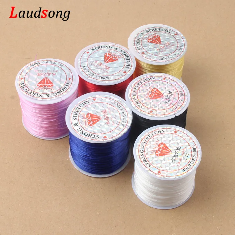 60M Strong Elastic Beading Cord for Jewellery Making