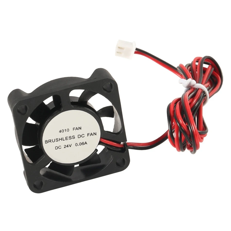 2PCS 12V 24V 4010พัดลมระบายความร้อน2 Pin Dupont ลวด Brushless 40*40*10สำหรับ3D เครื่องพิมพ์