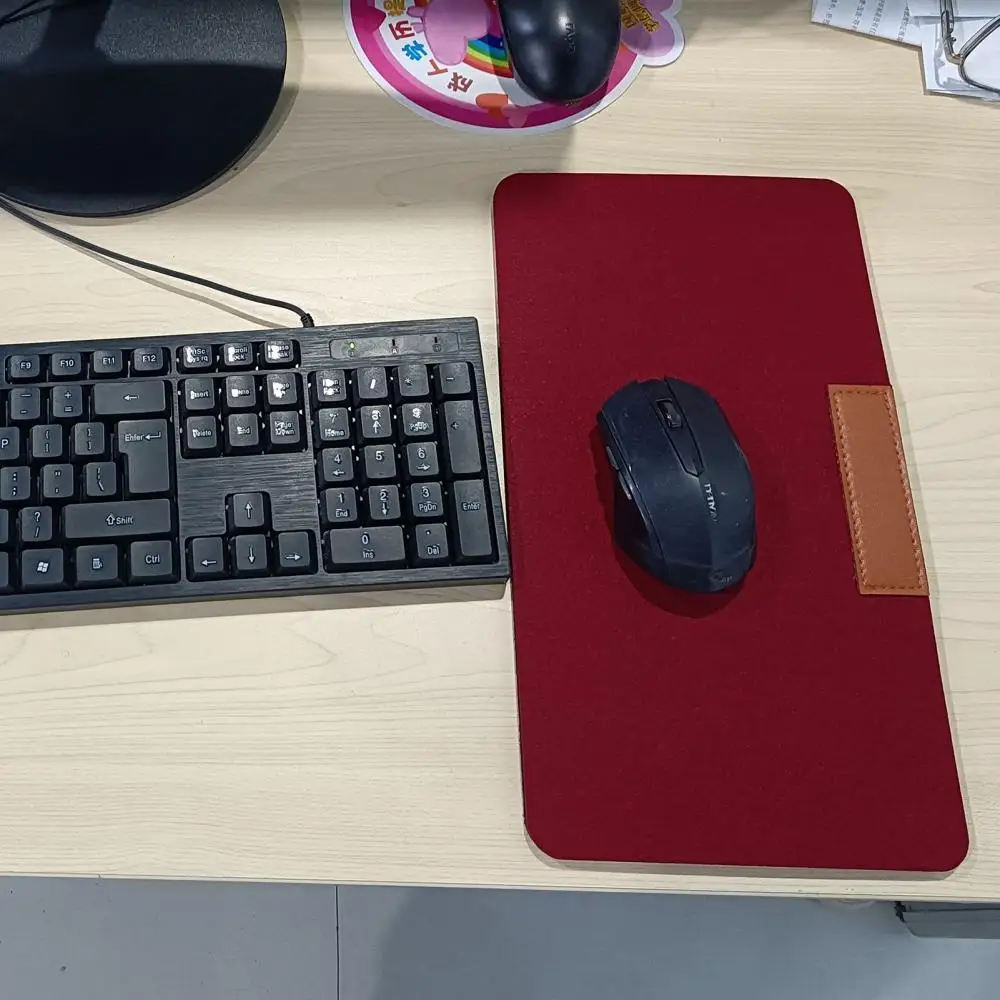 Multi-Functional ขนาดใหญ่ Felt Gaming Mouse Pad โต๊ะทำงานแล็ปท็อปแป้นพิมพ์