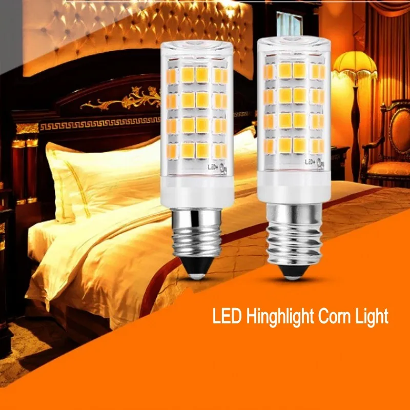 ใหม่ Mini E14หลอดไฟ LED 3W 5W 9W 12W AC 220V หลอดไฟ LED ข้าวโพด SMD2835 360มุมลำแสงเปลี่ยนโคมไฟระย้าฮาโลเจนไฟ