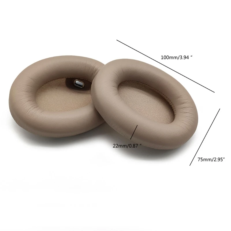 Almohadillas de esponja para los oídos, almohadillas de cuero para Sony WH-1000XM4, auriculares inalámbricos, orejeras portátiles, cubierta de espuma viscoelástica