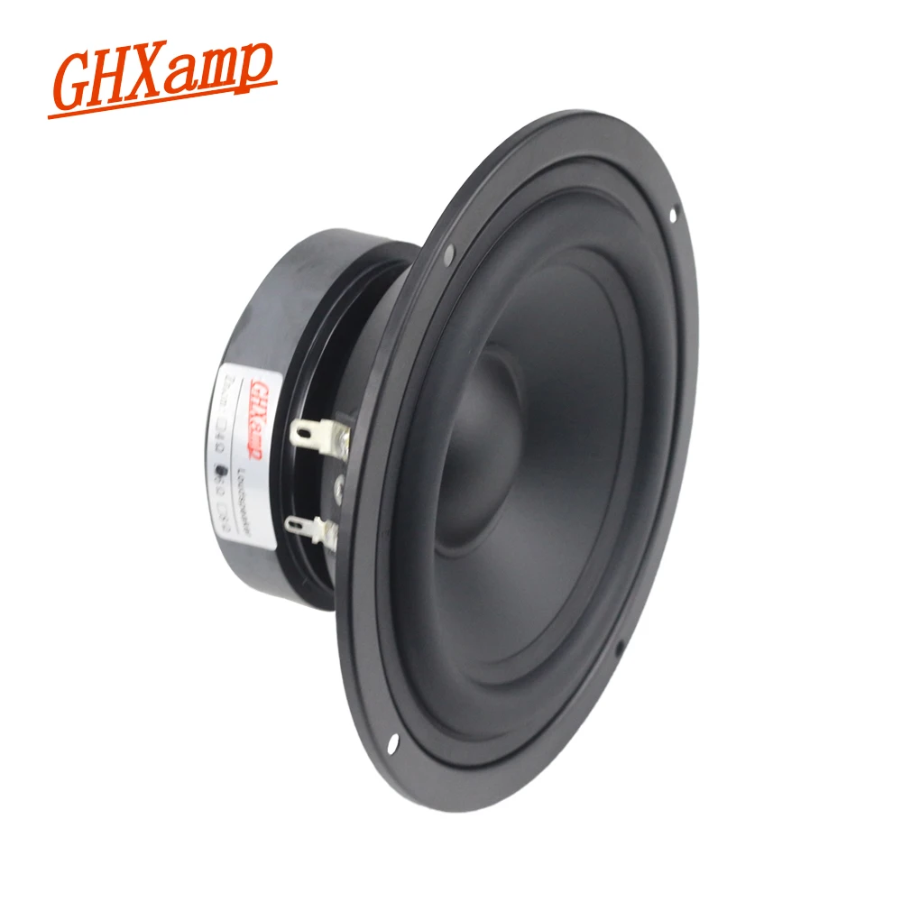 GHXAMP 5 Inch 147MM HiFi Sealed Midrange Speaker Rubber Side Paper Tray 6ohm 35W 1pcs