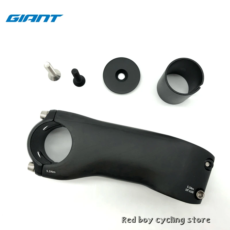 Giant Contact SLR OD2(31.8mm) 10° Bicycle Carbon Stem light and