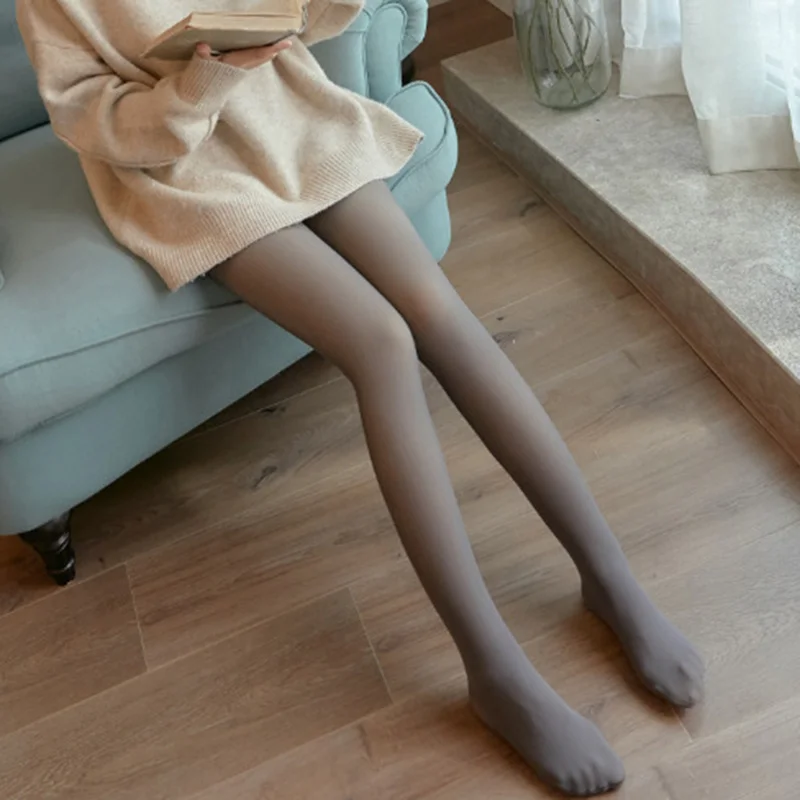 Perfect Translucent Thermal Woman Tights 80/220/300g Thickened Pantyhose Winter Supply d88