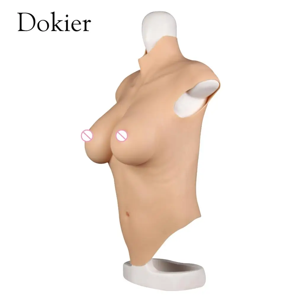 Dokier No-oil Liquid Silicone Filled Breast Forms Huge Big Boobs Tit For Crossdressing Transgender Cosplay Male to Female meme