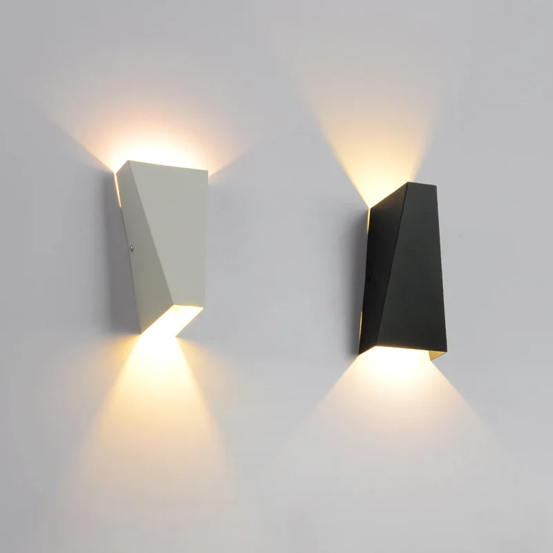 

10W Mordern Led Wall Light Dual-Head Geometry Wall Lamp Sconces for Hall Bedroom corridor lamp restroom bathroom reading lamp