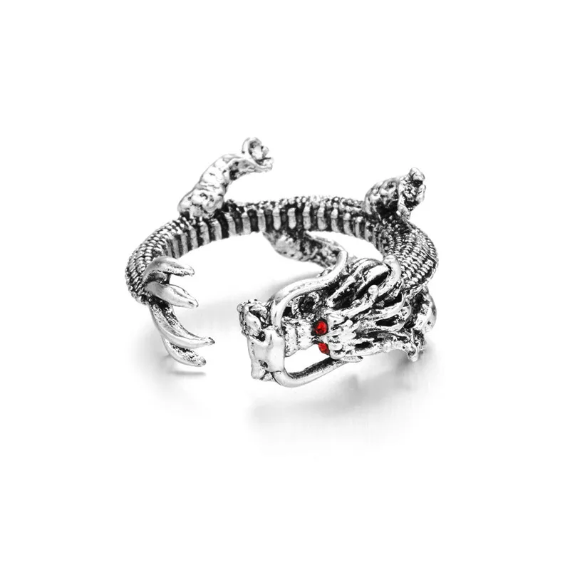 Vintage Chic Katzen-Tier-Knöchelringe für Frauen, Charmante Gothic Punk Frosch-, Hasen-, Oktopus-Offene Fingerringe, Modeschmuck – Detail 6