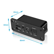 Bluetooth MP3 WMA Decoder with FM and Amplifier #3