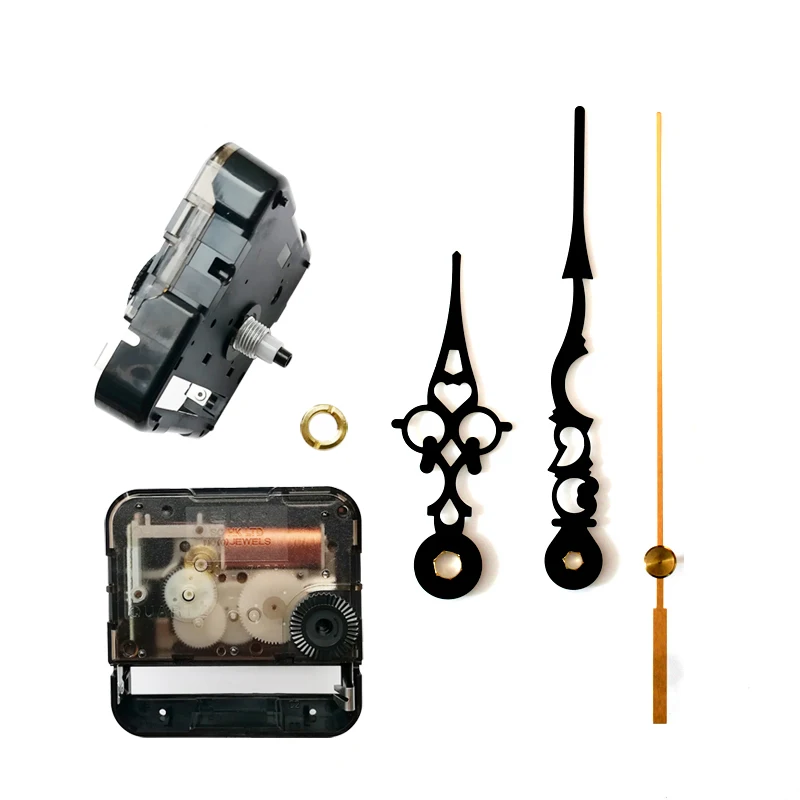 SKP Silent Movement Sweep Wall Clock Mechanism Accessory With Black Hands 19 Quartz DIY Kits Watch Machinery Spare Parts