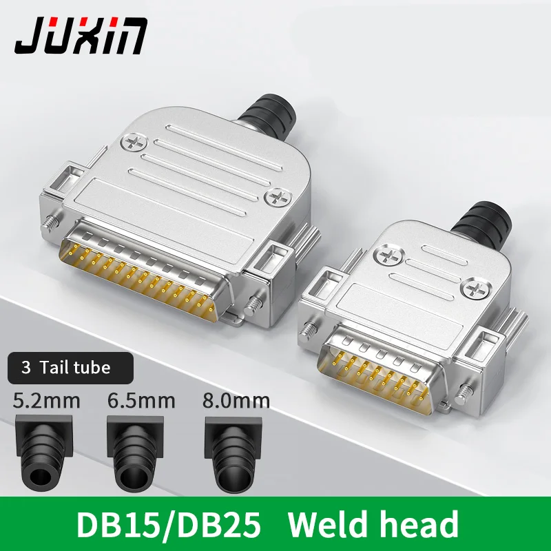 Mini metal shell DB15 male female DB25 pin plug 25P connector 15 pin servo drive PLC