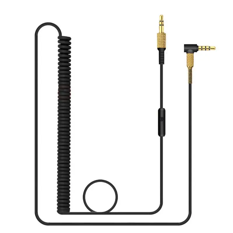 

OOTDTY Spring Audio Cable Cord Line for Marshall Major II 2 Monitor Bluetooth Headphone Q81F