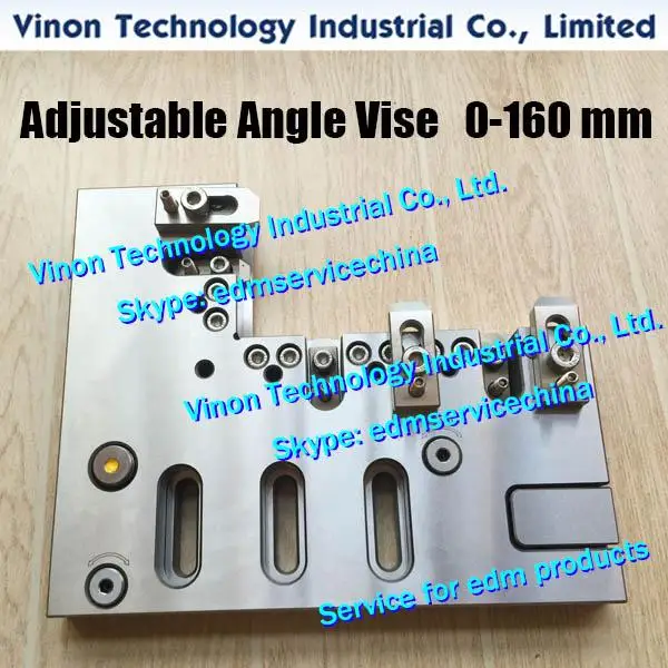 Precision Angle Vise 0-160mm (manual and adjustable) VS27 edm Jig Tools (Rectangular Fine-Tuning) 160mm Square quick clamp wire