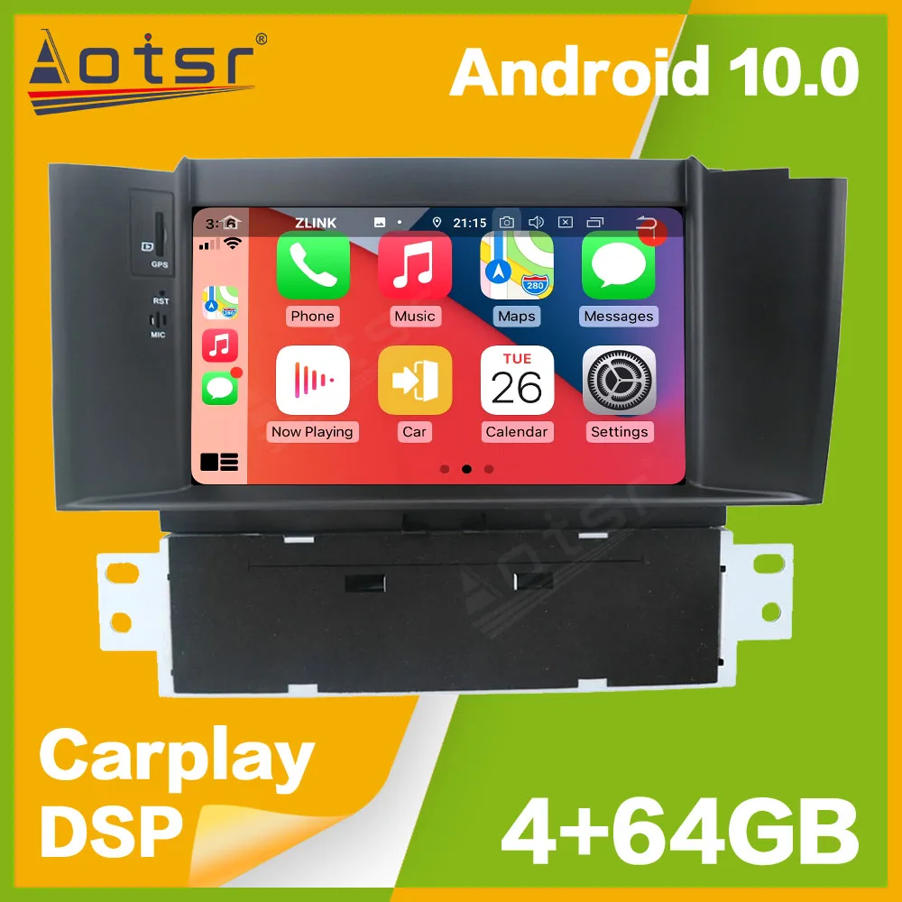 Android 10 PX5/PX6 Car Radio GPS Navigation For Citroen C4 C4L DS4 2012-2016 Auto Stereo Multimedia Player head unit Carplay DSP