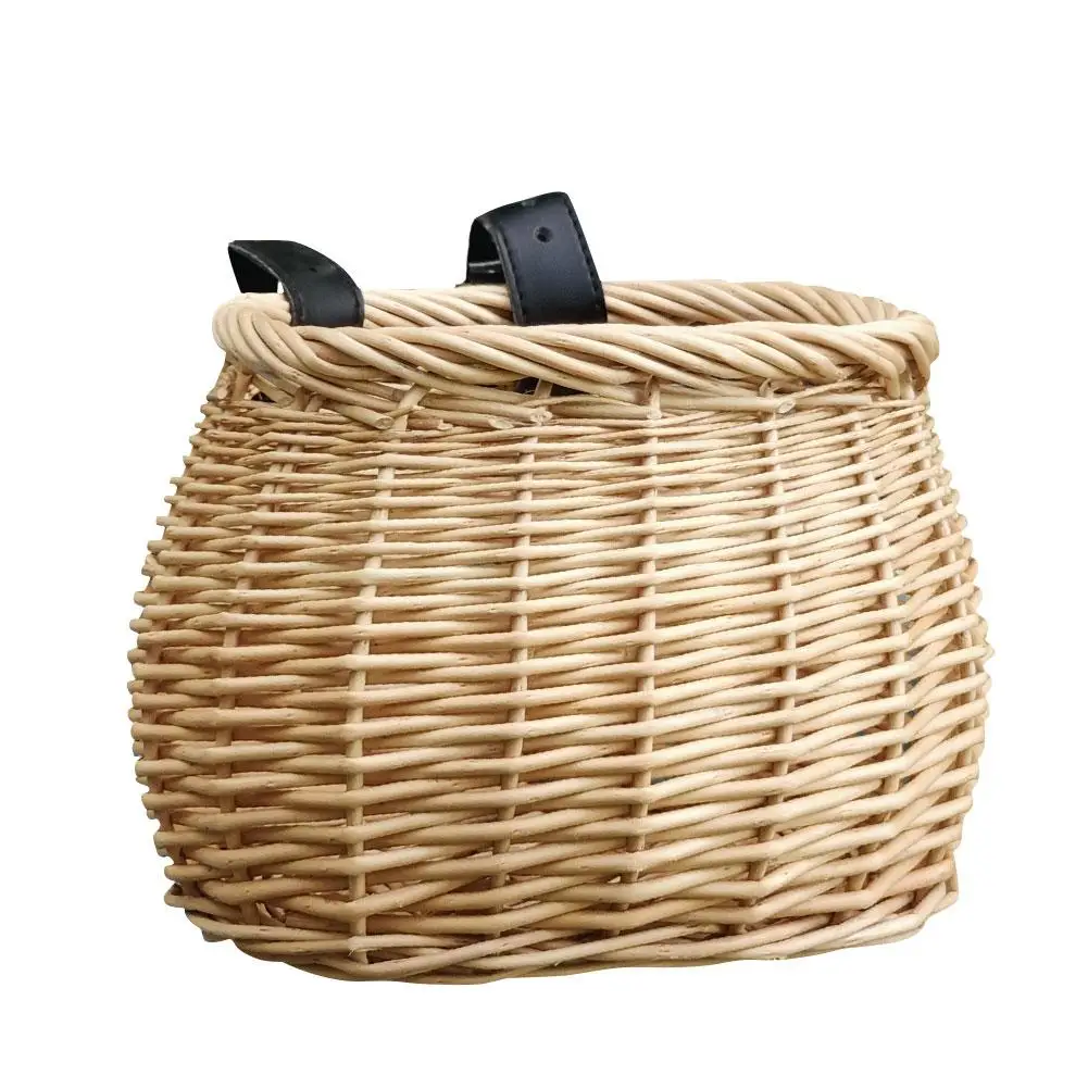 front handle bicycle fixed basket hand-woven front handle basket is perfect bike bag bisiklet bike accessories bisiklet aksesuar