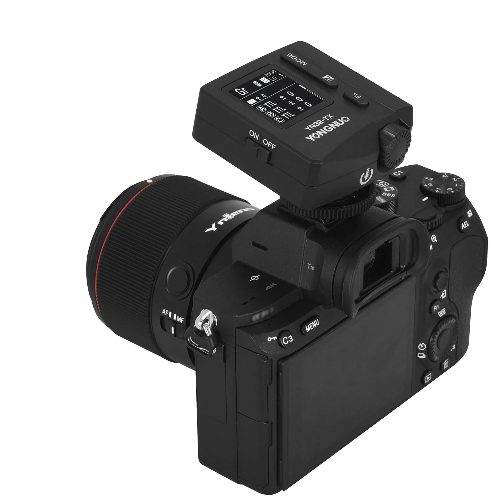 Transmisor de flash inalámbrico YONGNUO YN32-TX para cámara Sony con HSS 1/8000s TTL/M/Multi