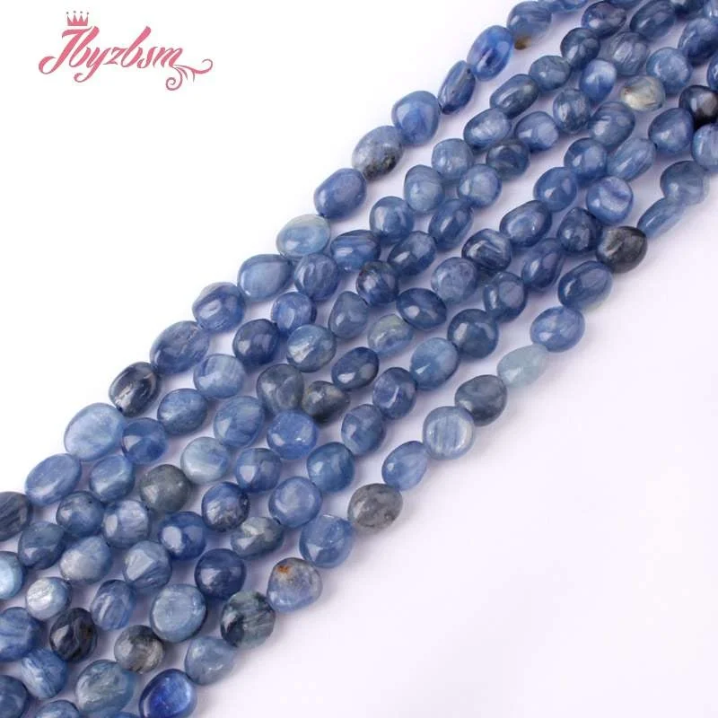 4x7-5x8mm Natural Kyanite Bead Blue Freeform Shape Stone Beads For DIY Necklace Bracelet Jewelry Making 15 Inch Free Shipping