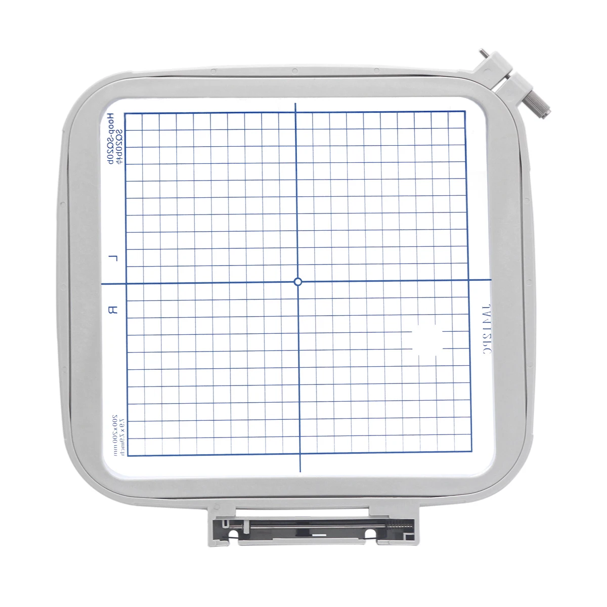 Sew Tech SQ20B Embroidery Hoop for Janome MC 500E 400E 550E Memory Craft Elna Expressive 830 830L etc, Rectangle Small Hoops