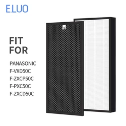 Replacement H13 HEPA and Activated Carbon Filter Set Classic 50c Fit For Panasonic F-PXC50C F-VXD50C F-ZXCP50C F-ZXCD50C