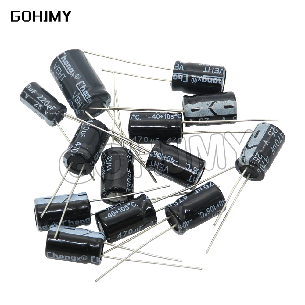 6.3V 16V 25V 35V 50V 63V 200V 250V 400V 450V Aluminum Electrolytic Capacitor 20% 100UF 470UF 680UF 1000UF 1500UF 2200UF 3300UF