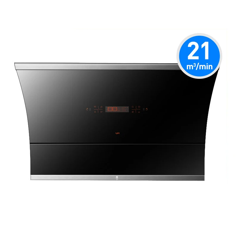 Campana extractora para el hogar, ventilador de ventilación de cocina, tipo de succión lateral, extractor de cocina grande, 900mm, 22 /21m ³