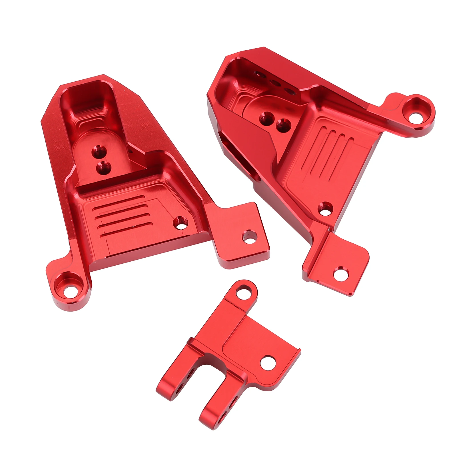 INJORA CNC in lega di alluminio anteriore e posteriore Shock Towers Mount per 1/10 RC Crawler TRX4 TRX-4 8216 parte di aggiornamento