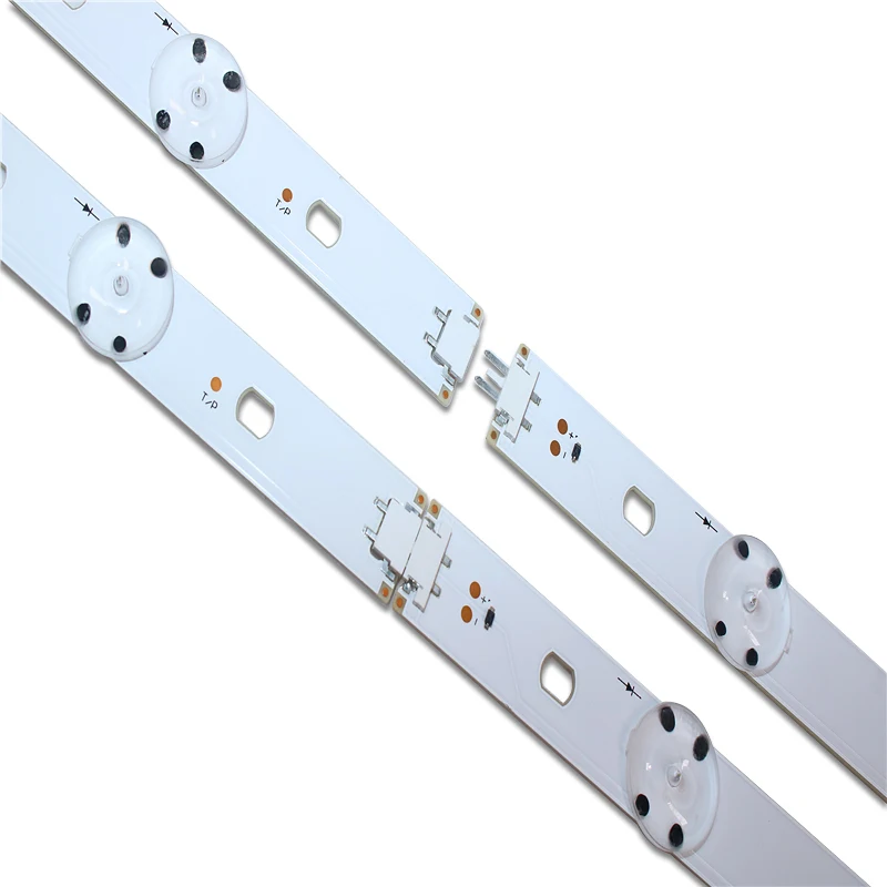 8 PCS(4*4 * B) ไฟ LED Strip สำหรับ LG TV 49UF6407 LGE_WICOP_49inch_UHD_REV06_A LGE_WICOP_49inch_UHD_REV06_B NC490DG