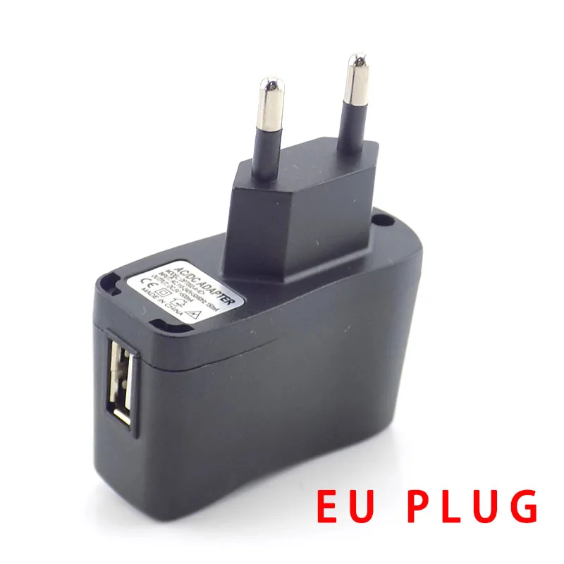 AC to DC USB Charger 5V 0.5A 1A 2A 3A Wall Charging EU/US plug Universal Power Adapter Supply 100V-240V Output