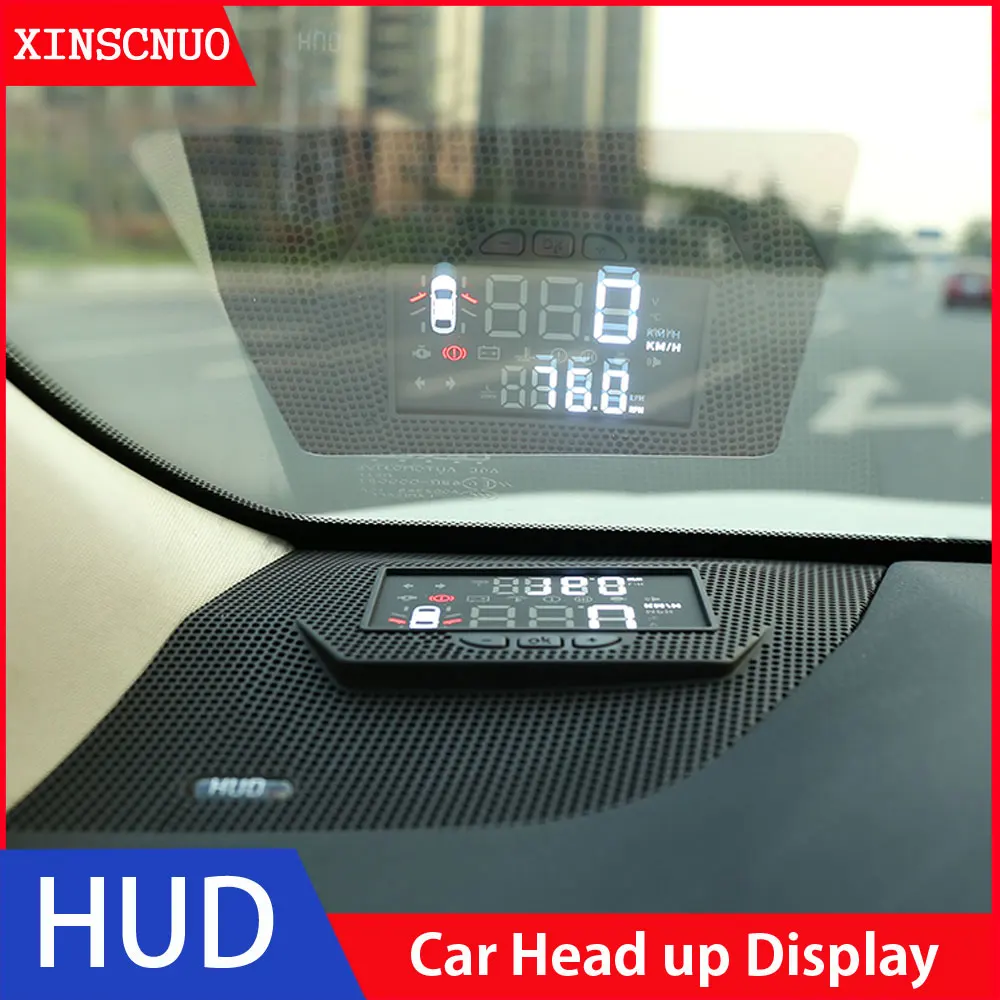 For Lexus NX NX200 NX300h 2013-2020 Smart Saft OBD2 Heads up Car Display OBD Car HUD Head Up Display Digital Speedometer