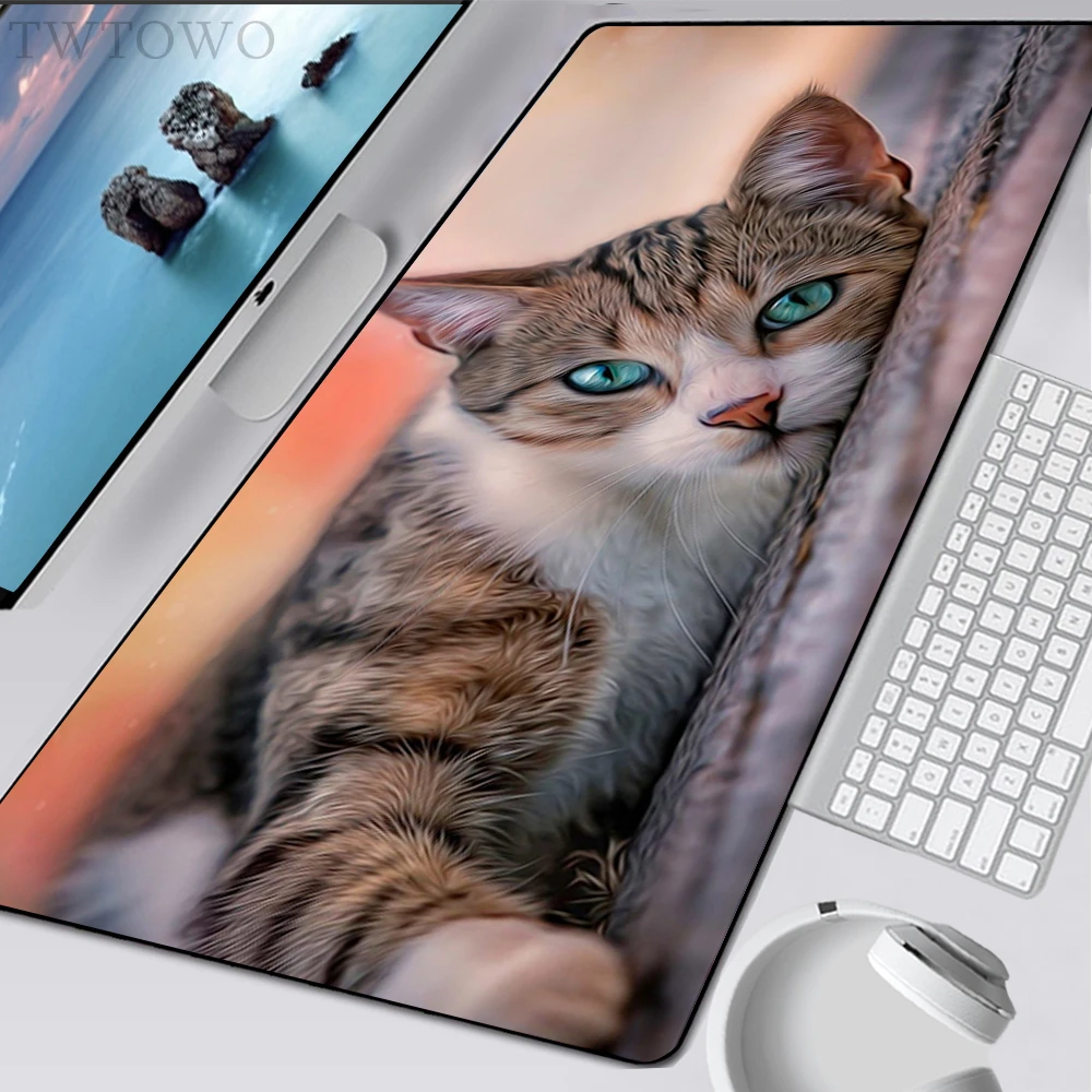 

Mousepad Custom HD Large Home keyboard pad MousePads Mouse Mat Cute Cat Gamer Natural Rubber Laptop Carpet Soft Mice Pad