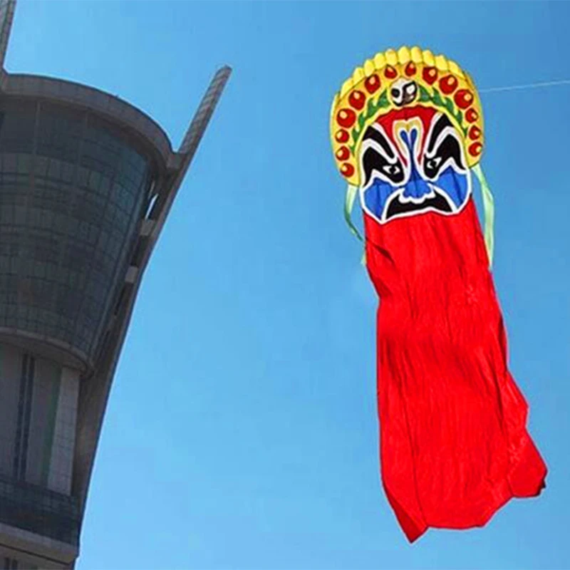 Latawiec Kite Flying Soft Toy Outdoor para Adultos, Peking Opera Kites, Voice Show, 8m, Latawiec, Frete Grátis