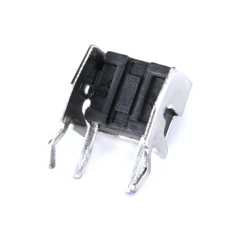 50PCS  Mini Micro Momentary Tactile Push Button Switch 6*6*4.3/5/6/7/8/9.5mm Right Angle With stent  4 Pin DIP Micro Switch