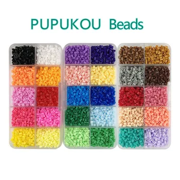 2.6mm 20-80 cores mini contas hama puppou perler ferro educação fusível contas quebra-cabeça 3d para crianças feitiço reabastecer brinquedo