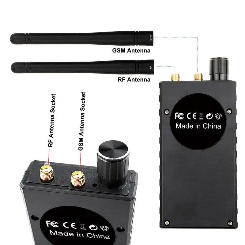 Mini caméra magnétique sans fil Anti-espion GPS, double antenne, détecteur de Signal automatique, racker, balayage de fréquence, protection par