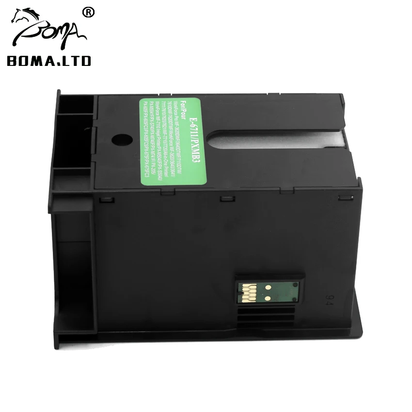 Imagem -02 - Caixa de Manutenção de Tinta para Resetter Tanque para Epson 7715dwf 7710dwf 7720dtwf 7721dtwf 7110dtw 7610dwf 7620dtwf 3620dwf 3640 T6711