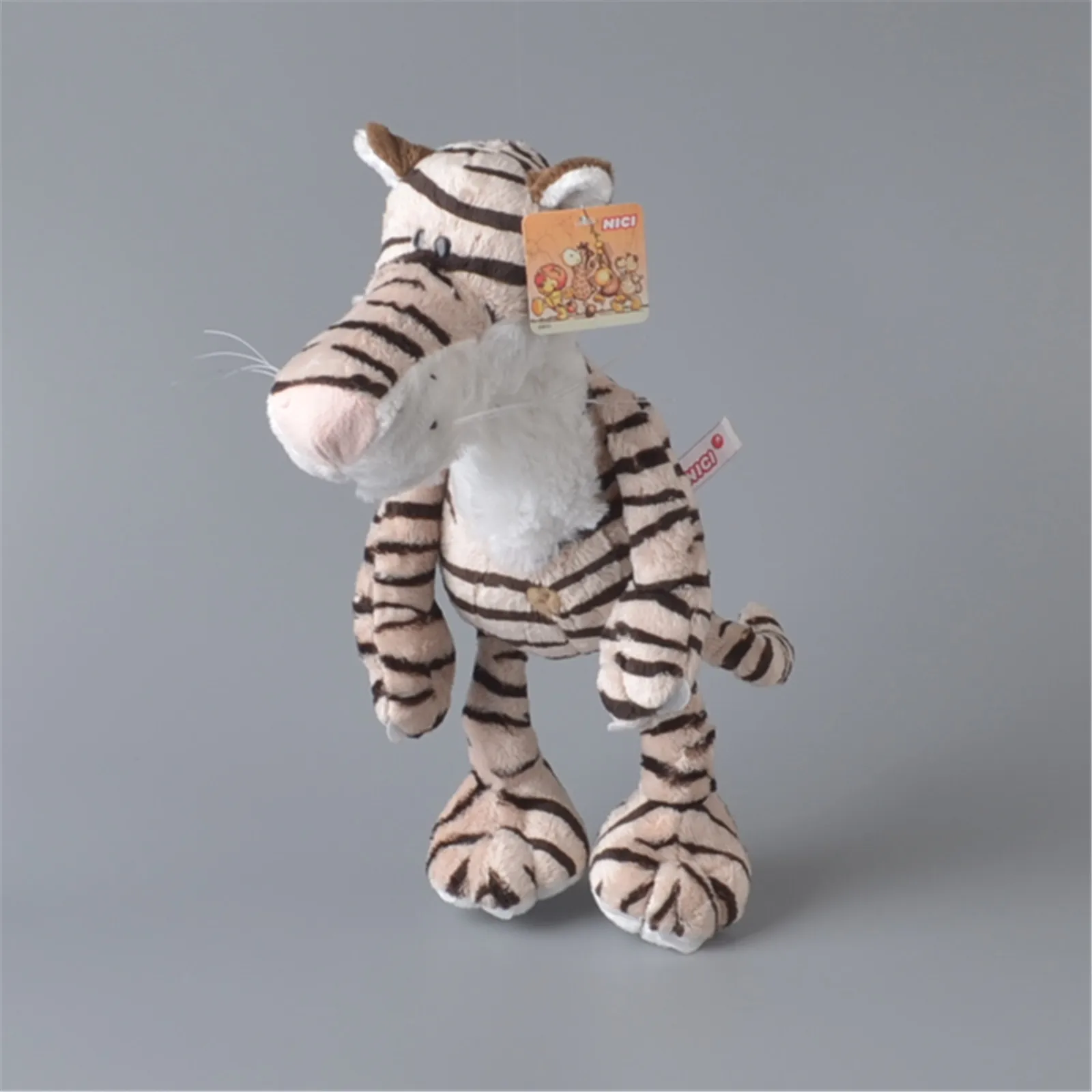 25cm-45cm Nette Gefüllte Puppe Dschungel Brother Tiger Elefant Affe Lion Giraffe Plüsch Tier Spielzeug Besten Geschenke für Kinder Weihnachten