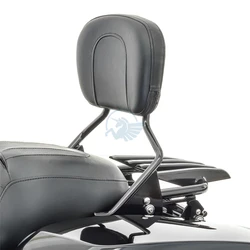 Backrest Sissy Bar with Luggage Rack For Harley Touring Road King Electra Street Glide CVO Ultra FLHR FLHX FLHT FLTR 2009-2025
