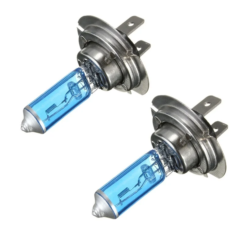 2 stücke 55W 12V Auto Halogen Front Scheinwerfer Kopf Lampe Nebel Lichter Parkplatz Birne Lampe Super Weiß Styling parkplatz Dropshipping