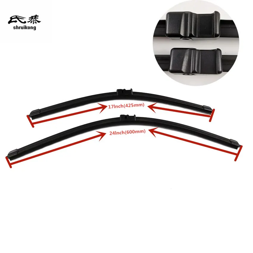 2pcs/Lot SG-003 Wiper Blades For 2005-2016 FIAT Croma 24