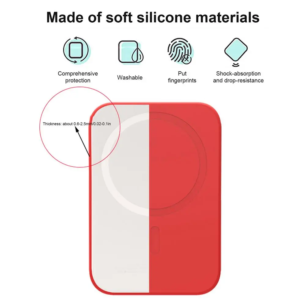 Ultra-Thin Silicone Protective Case For IPhone 11 12 Pro Max Wireless Charger Cover For iphone Battery Pack Shell