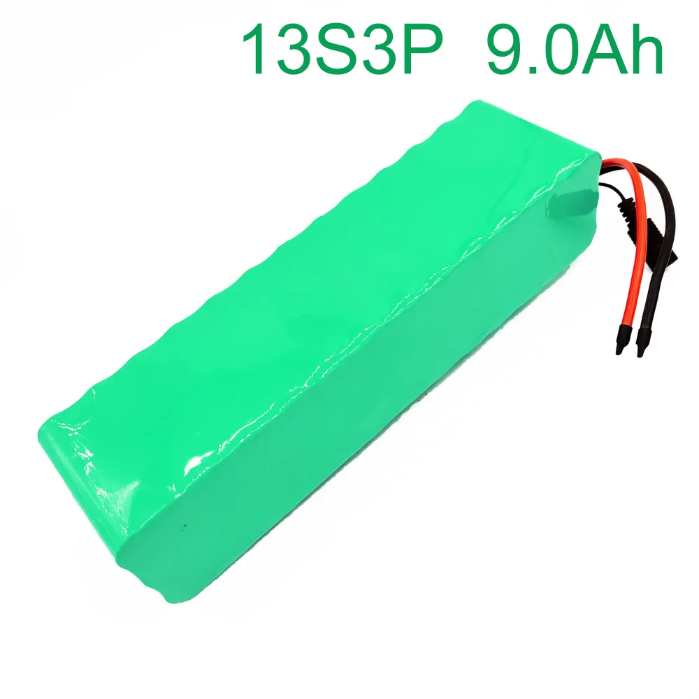 48V 9Ah 13S3P 18650 Li-ion Battery Pack E-Bike Ebike electric bicycle 250*70*70mm Accept customization