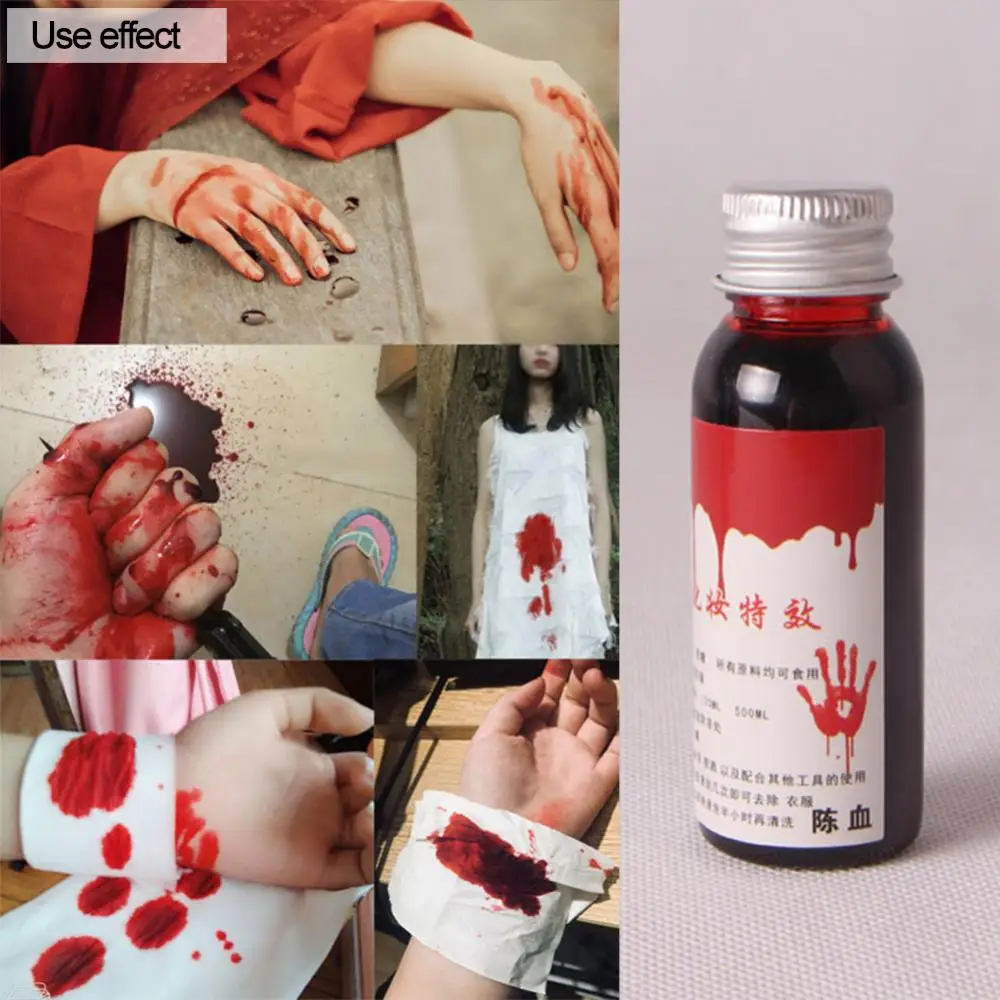 30ml Ultra Realistic Fake Blood Halloween Party Decor Human Vampires Simulation