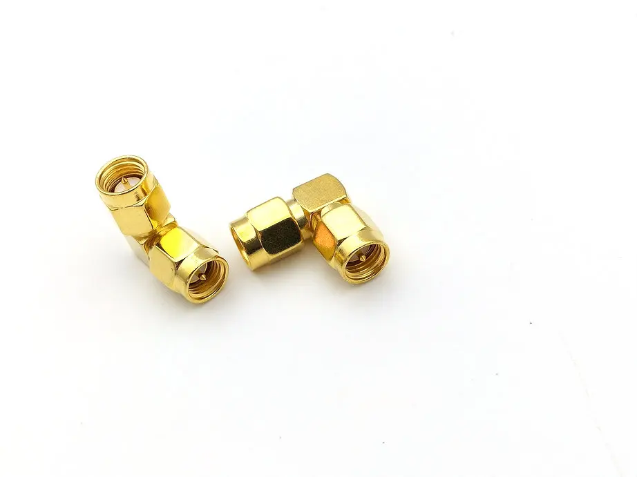 Imagem -06 - Sma Macho para Sma Conector de Ângulo Reto Macho