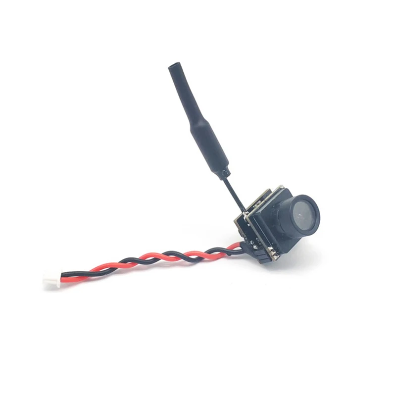 Tylko 3.6g mini 5.8G FPV 48CH 25mW nadajnik VTX-CAM z 600TVL 120 stopni AIO kamera dla RC kryty FPV wyścigi części do dronów